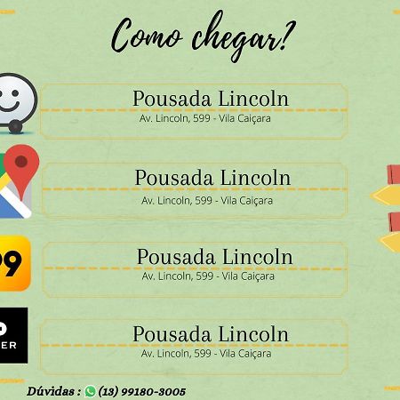 Pousada&Hostel Lincoln Praia Grande Екстер'єр фото